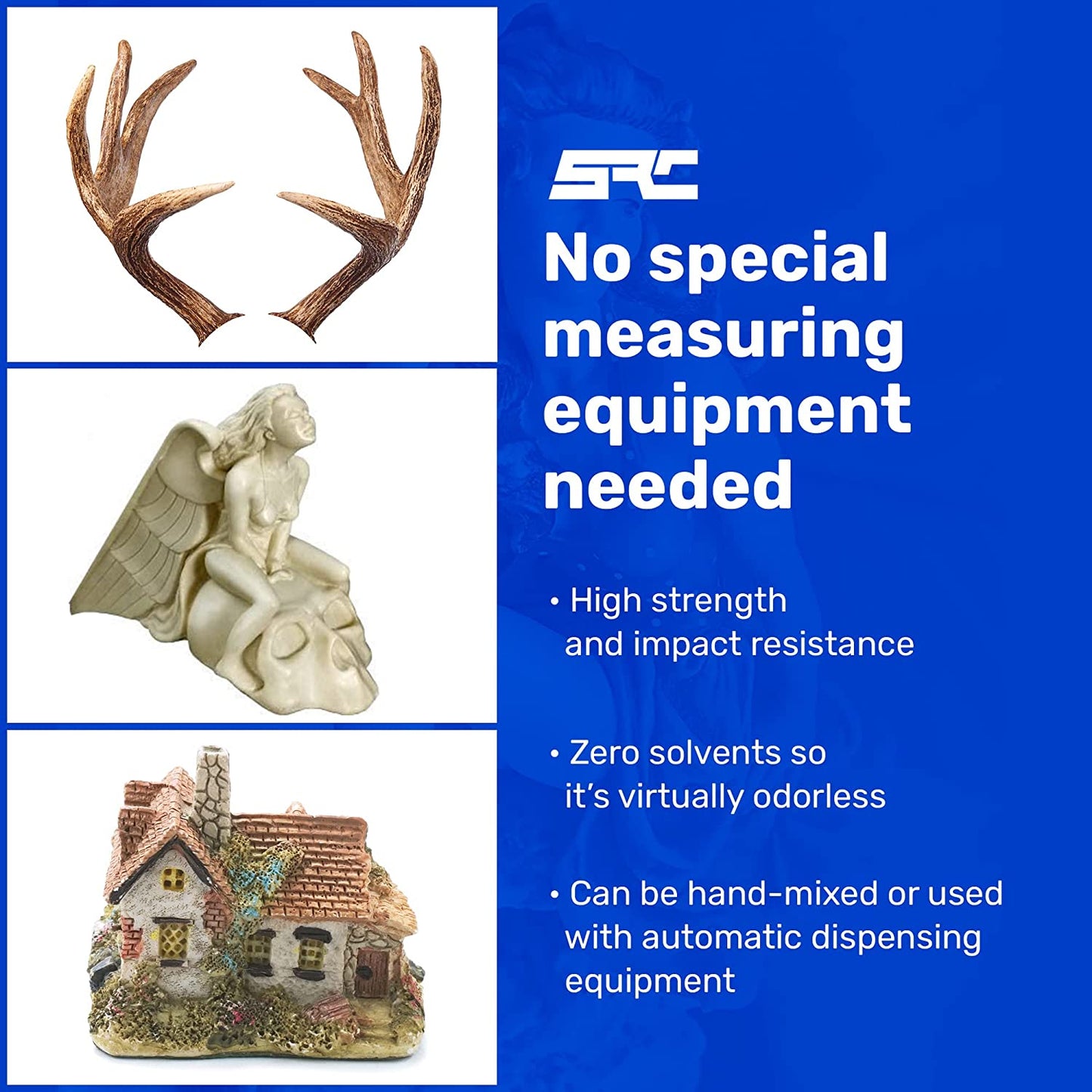 Specialty Resin &amp; Chemical Model-Pro (1-Gallon Kit) | 2-Part Polyurethane Casting Resin | Low-Viscosity and Odorless Resin for Casting Models, Prototypes, Figurines, and Other Resin Projects image 5