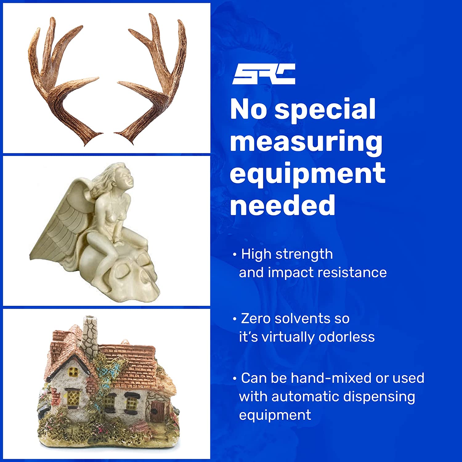 Specialty Resin &amp; Chemical Model-Pro (1-Gallon Kit) | 2-Part Polyurethane Casting Resin | Low-Viscosity and Odorless Resin for Casting Models, Prototypes, Figurines, and Other Resin Projects image 5