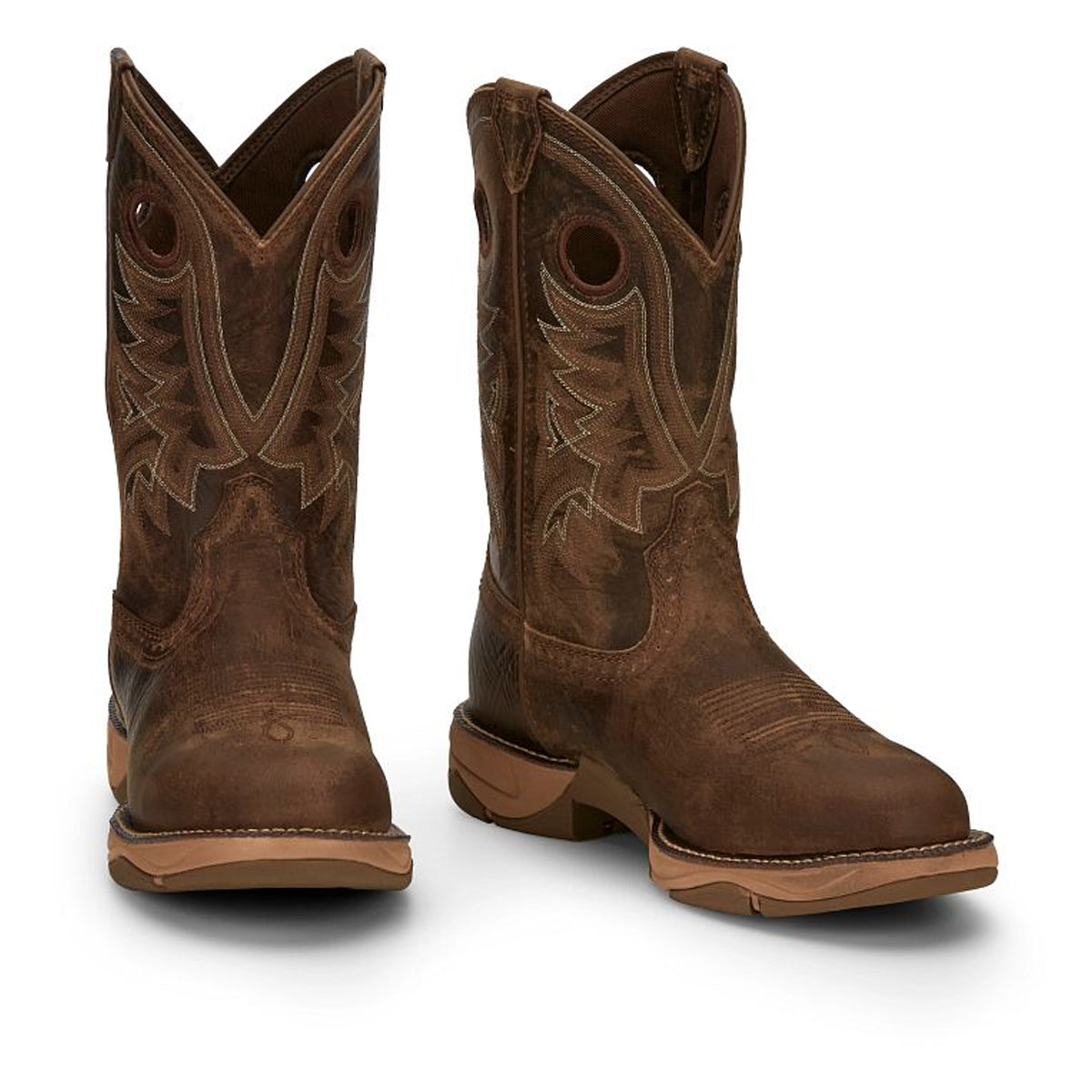 Tony Lamas Boots Men's Footwear Work River 11" Extra Wide Round Toe Work Boot Color Tumbleweed image 0