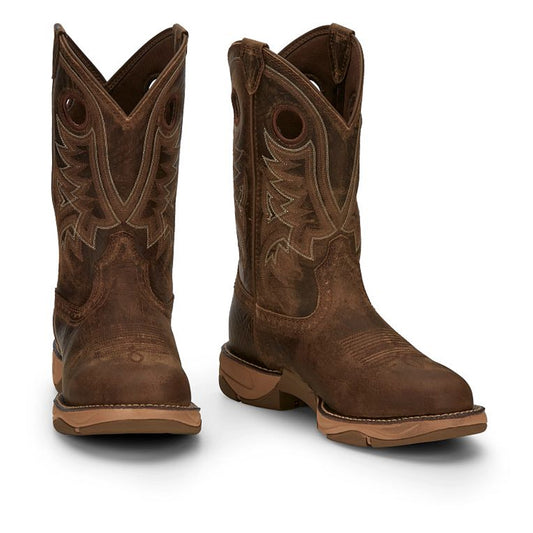 Tony Lamas Boots Men's Footwear Work River 11" Extra Wide Round Toe Work Boot Color Tumbleweed image 0