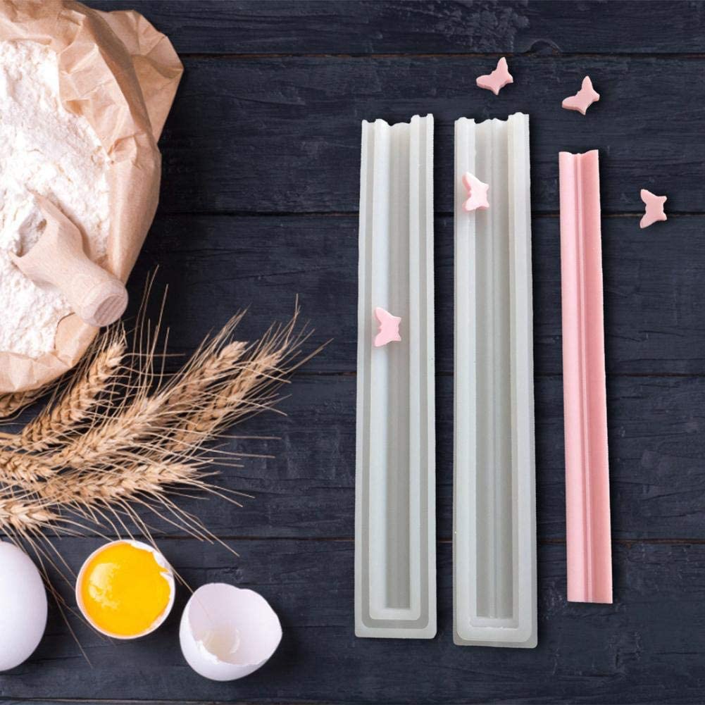 EchoDone Butterfly Tube Column Silicone Soap Candle Mold Embed Soap Making Supplies Silicone Mold for Soap image 3