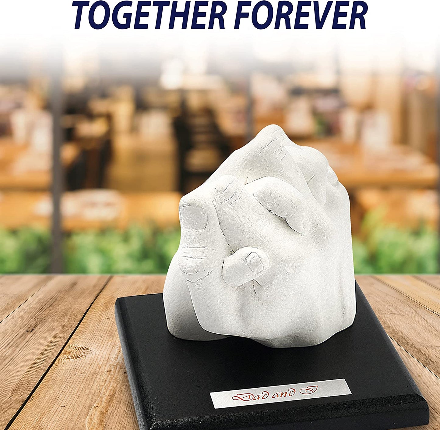 FORDADSS Premium Hand Casting Kit - 17 Piece Set, Couples, Family, Gift for Dad, Fathers Day, Birthday, Kids. Plaster DIY Hand Mold Casting Kit to Immortalize Your Bond in a Timeless Sculpture image 6
