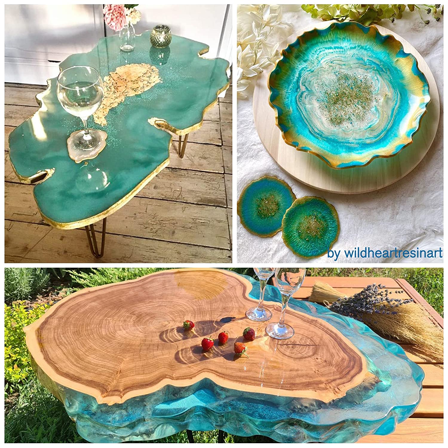 Epoxy Resin Kit, Crystal Clear Deep Pour Epoxy Resin for River Tables, Live Edge and Wood Filler, ¾ Gallon Clear Casting Pourable Epoxy Resin(2:1 Mix Ratio) image 5