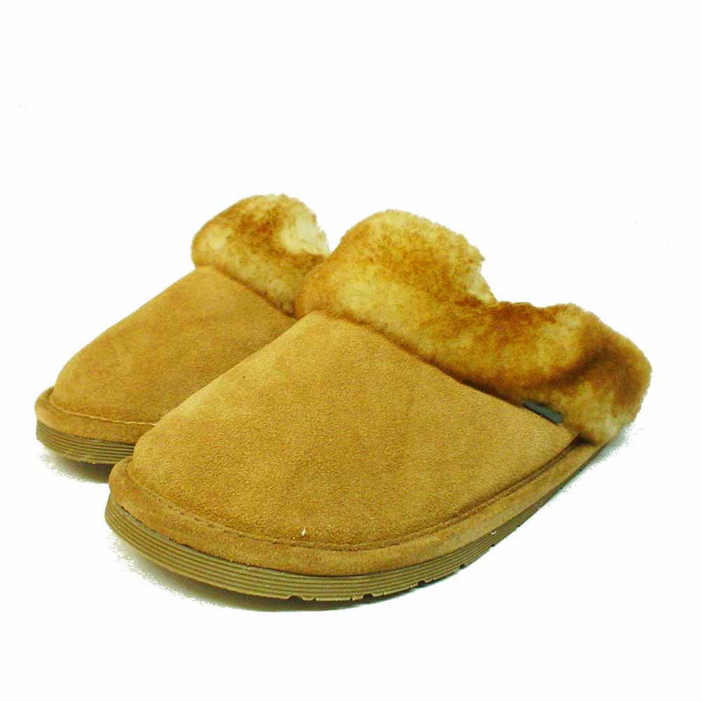Cloud Nine Sheepskin S300L Scuff Slippers Mocha image 0