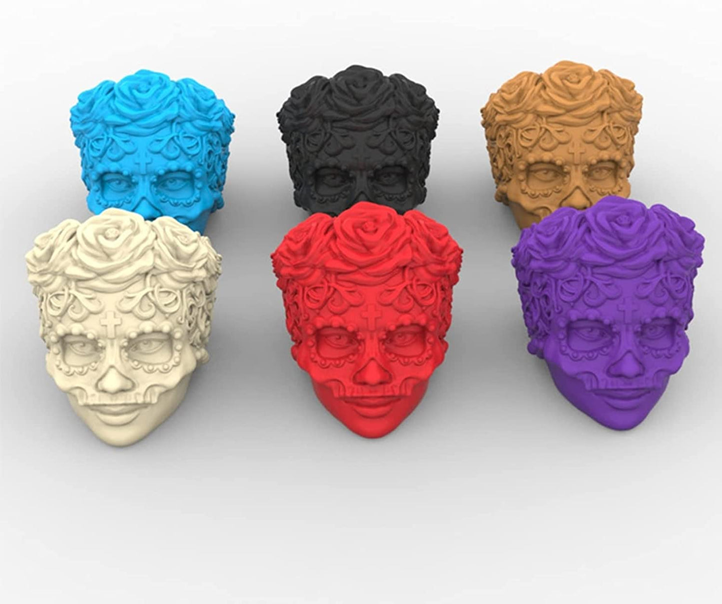 Silicone Candle Mold 3D Head Epoxy Resin Mould DIY Character Plaster Portrait Sculpture Molds Casting Home Decor image 2