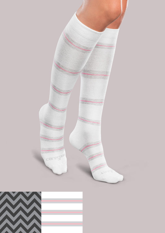 Light Support Socks - Patterned Core Spun image 0