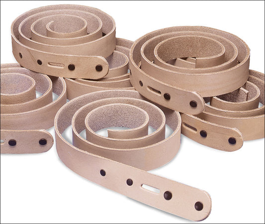 Tandy Leather Natural Cowhide Leather Belt Blanks image 0