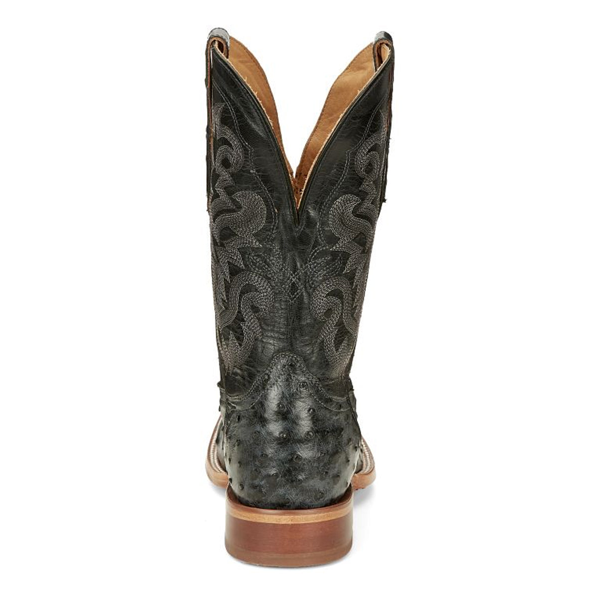 Tony Lamas Boots Men's Moore 11" Full Quild Wide Square Toe Western boot Color Grey image 4