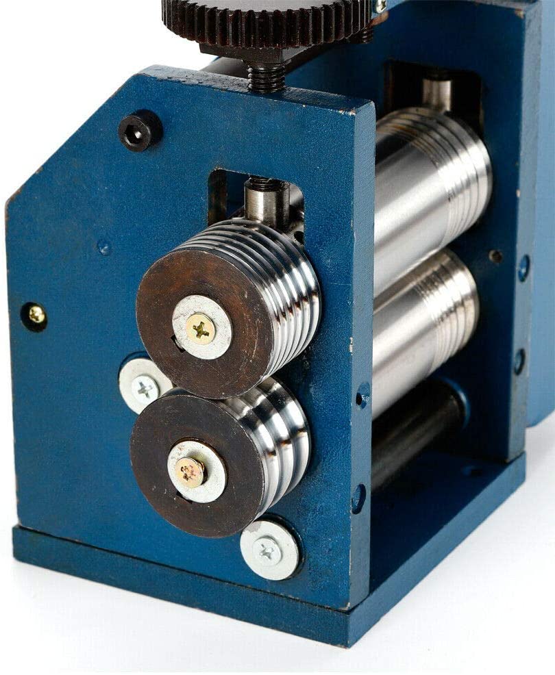 Manual Jewelry Rolling Mill Machine, 3" Roller Rolling Mill Combination Rolling Mill Machine, 75mm Jewelry Press Machine, Jewelry Making DIY Tool image 5