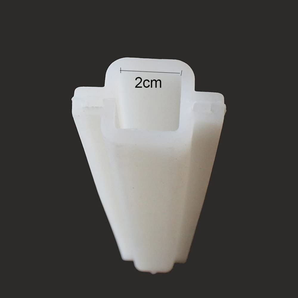 EchoDone Square Tube Column Silicone Soap Candle Mold Embed Soap Making Supplies Silicone Mold for Soap image 2