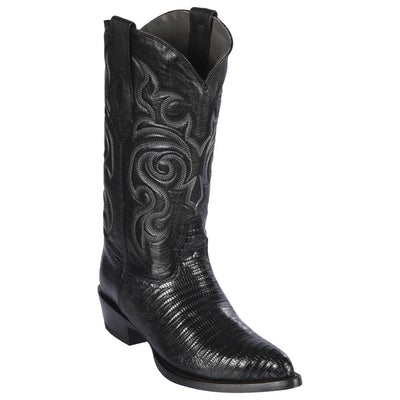 LOS ALTOS BOOTS MENS #941105 SNIP TOE | GENUINE STINGRAY WITH FULL ROWSTONE FINISH BOOTS | COLOR BLACK image 0
