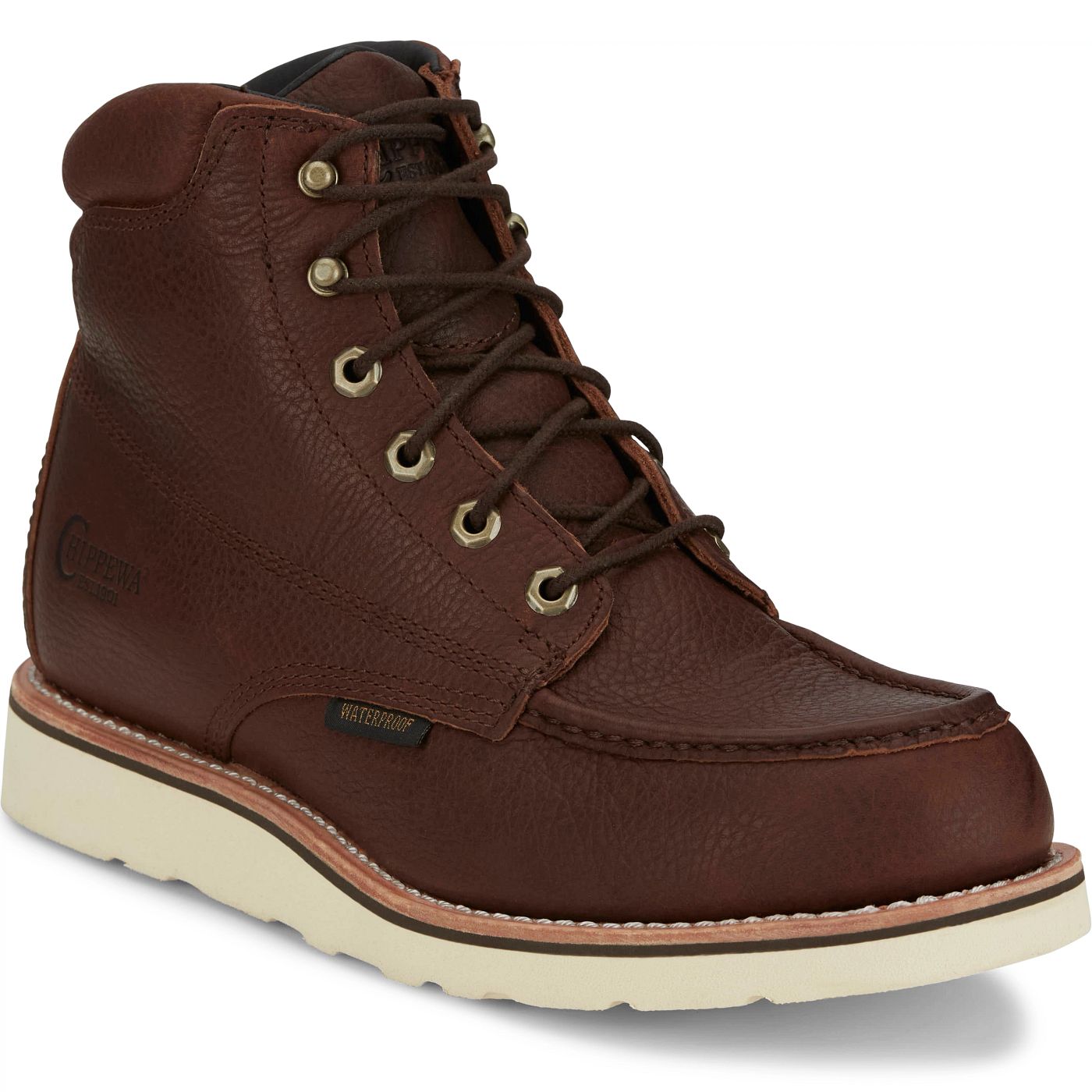 Chippewa Men's Edge Walker 6" Waterproof Wedge - Briar Brown (25341) - View 2
