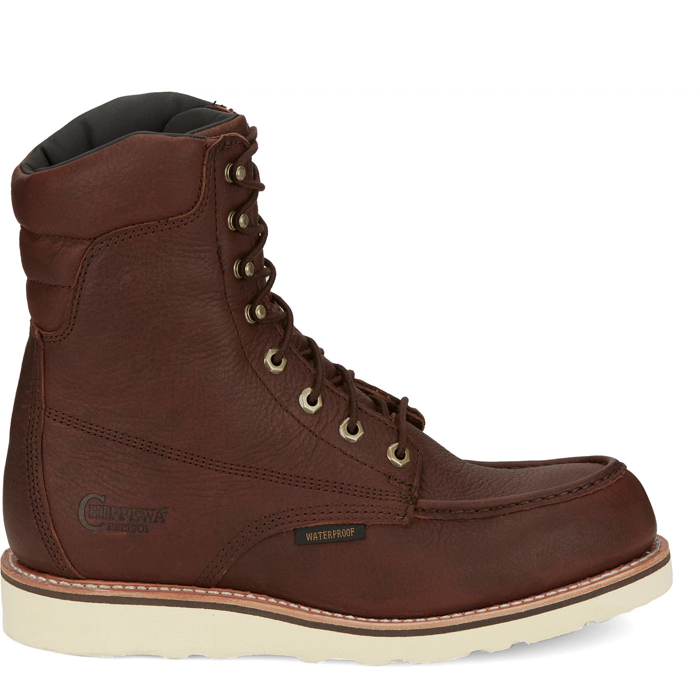 Chippewa Men's Edge Walker 8" Waterproof Wedge - Briar Brown (25346) - View 3