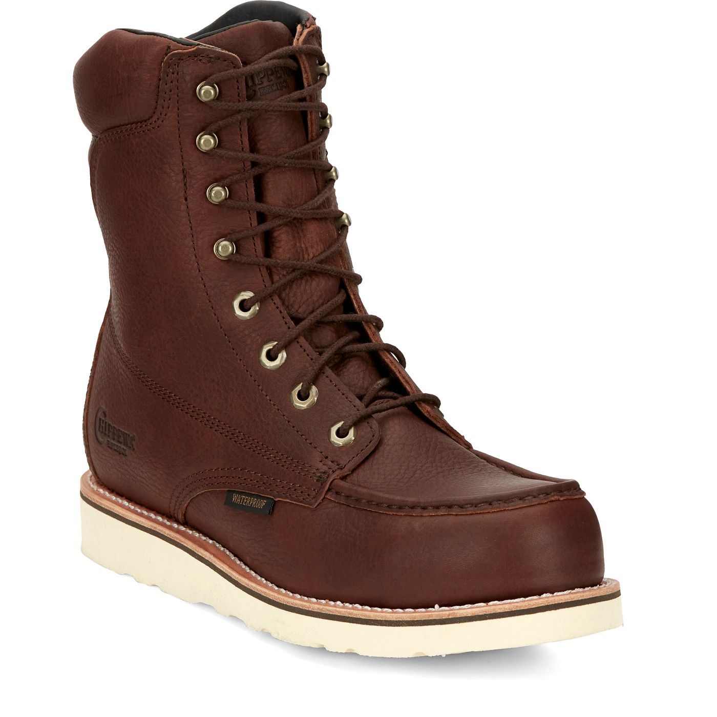 Chippewa Men's Edge Walker 8" Waterproof Nano Comp Toe Wedge - Briar Brown (25347) - View 2