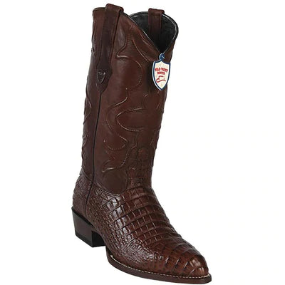 WILD WEST BOOTS #6998207 MEN'S | COLOR BROWN | MEN’S WILD WEST CAIMAN BELLY PRINT BOOTS J TOE HANDCRAFTED image 0