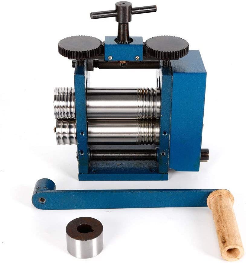Manual Combination Rolling Mill Machine Roller Metal Steel Jewelry Tabletting image 5