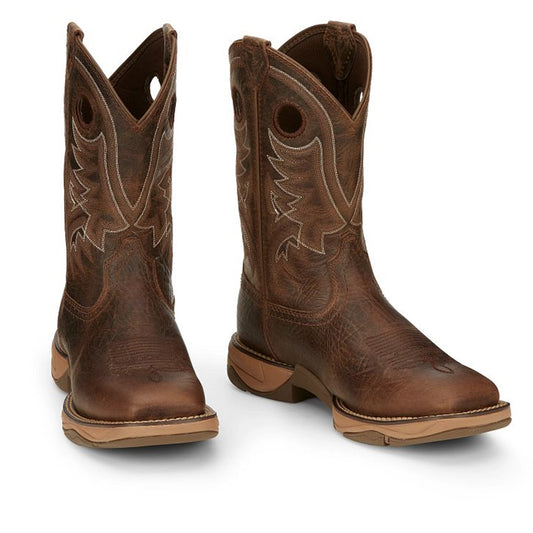 Tony Lamas Boots Men's Footwear Work Rasp 11" Work Color Tumblewwed (Brown) image 0