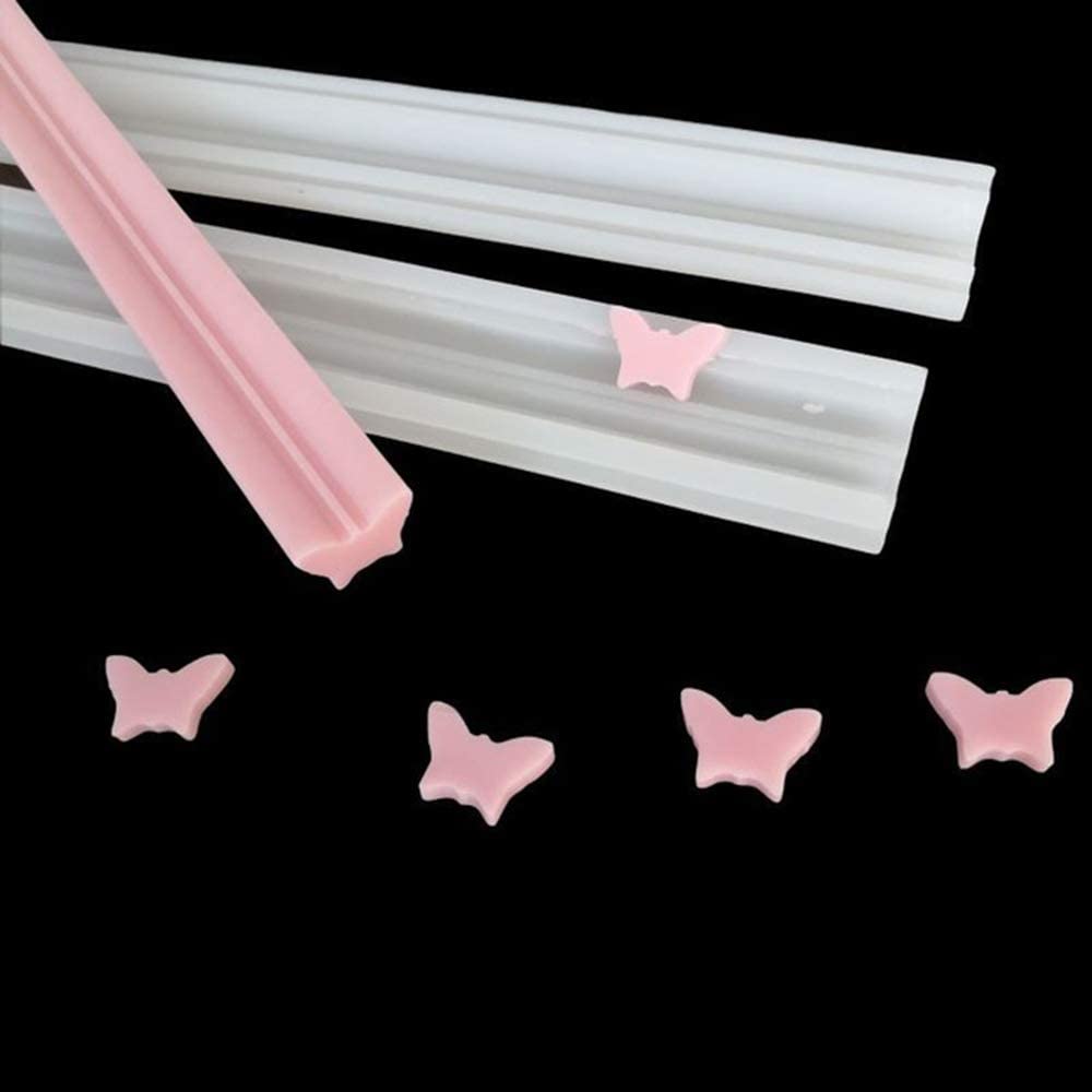 EchoDone Butterfly Tube Column Silicone Soap Candle Mold Embed Soap Making Supplies Silicone Mold for Soap image 2