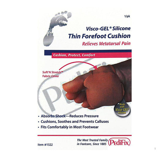 Pedifix Visco Gel Silicone Thin Forefoot Cushion image 0