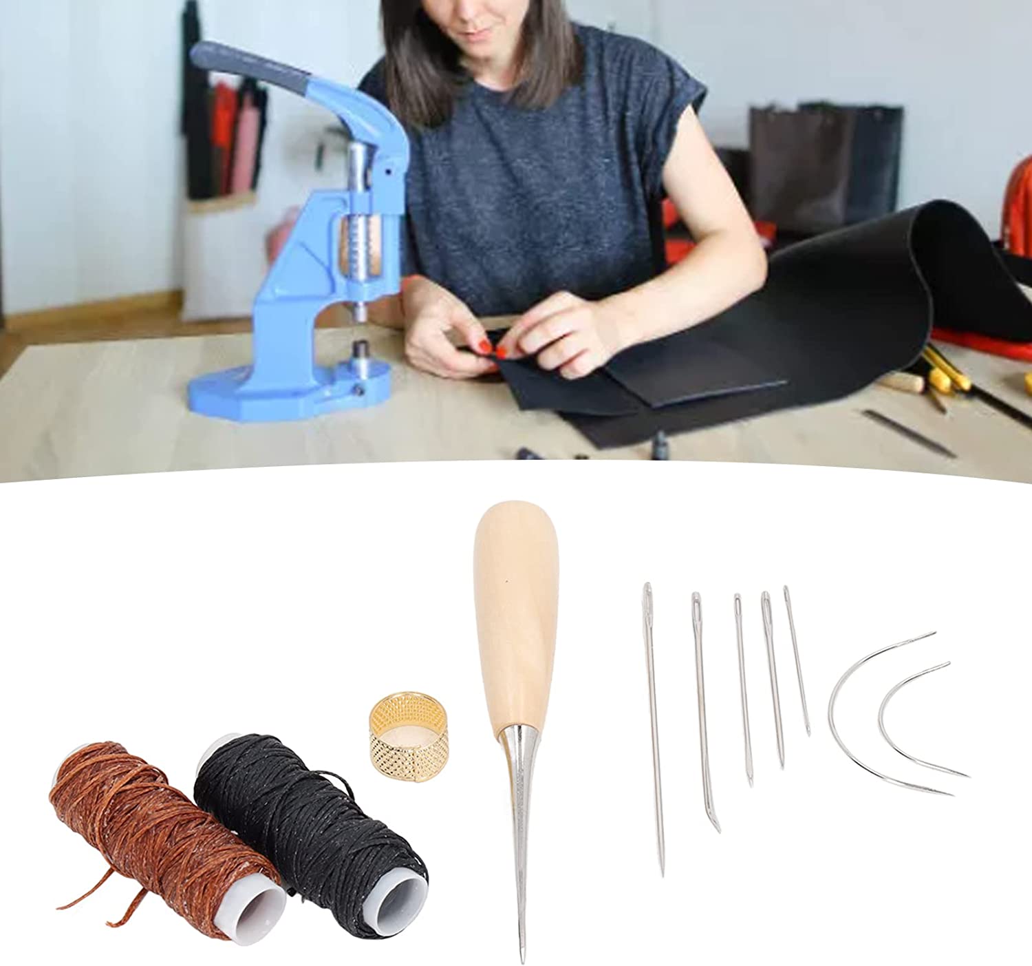 Leather Work Tools, Effective Leather Sewing Tools, DIY Sewing tutorials at The Fabric Store image 1