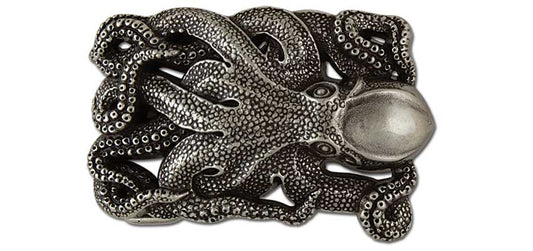 Tandy Leather Octopus Trophy Buckle 1-1/2" (38 mm) #1770-49 image 0