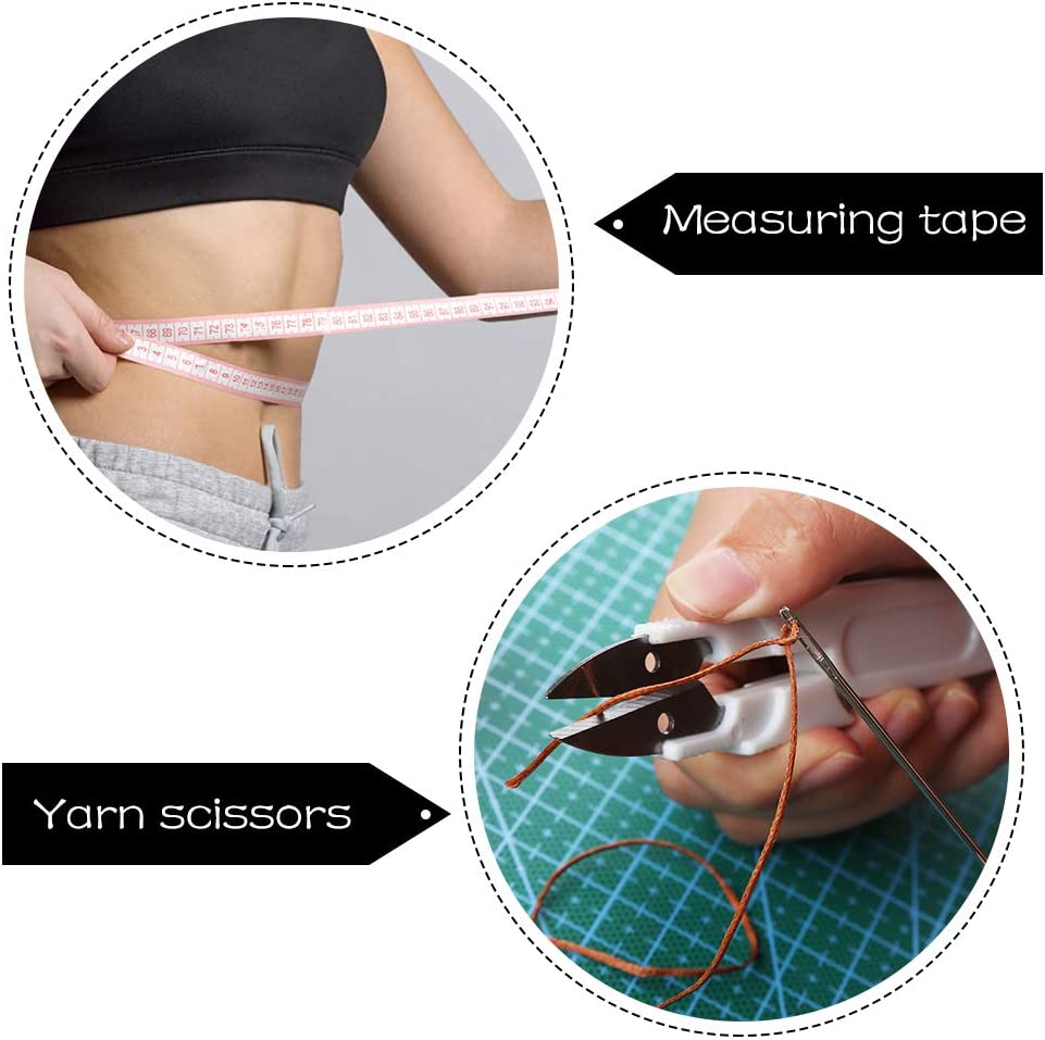 30 PCS Upholstery Repair Kit, Leather Sewing Repair Kit with Sewing Thread, Large Eye Leather Sewing Needles, Awl, Leather Hand Sewing Needles, Leather Craft Tool Kit for Leather Repair, Stitching image 3