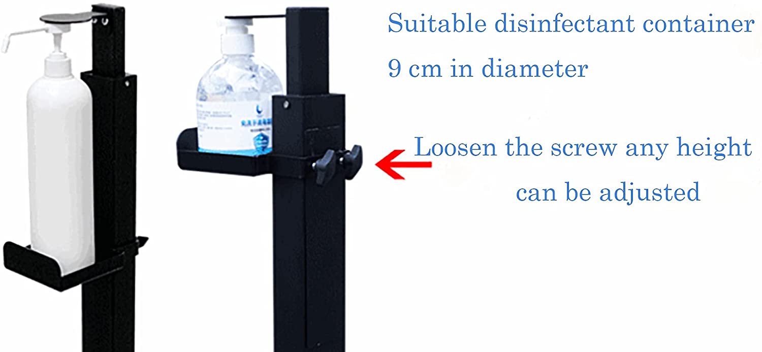 Foot Operated Hand Sanitizer Stand,Touchless Pedal Hand Sanitizer Dispenser Stand Height Adjustable Hand Sanitizer Station,100% Mechanical，for Commercial and Industrial Use-Easy Assembly image 1