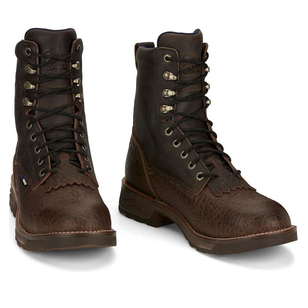 Tony Lamas Men's Footwear Work High Plains 8"  Waterproof Comp Toe Color Brown image 0