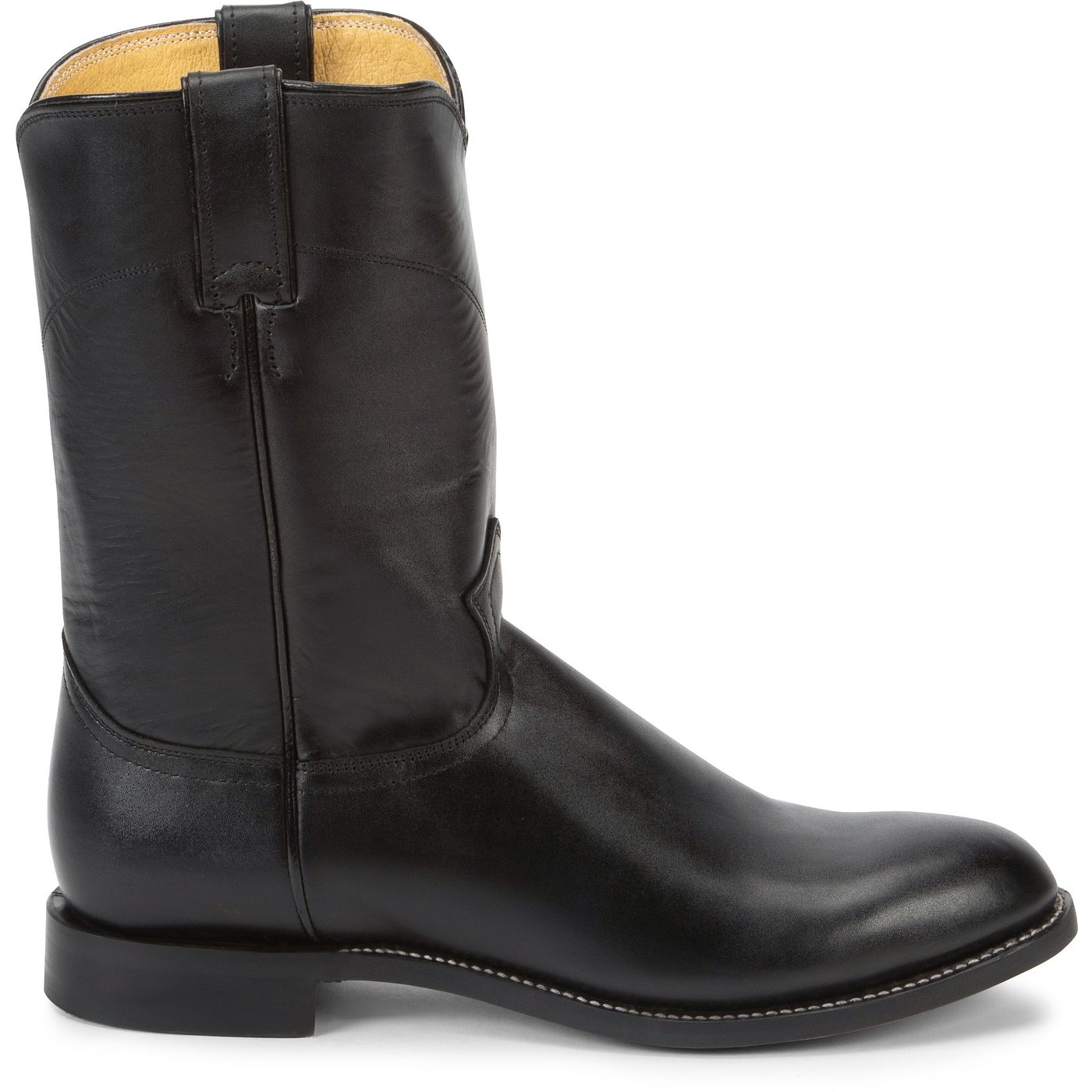 Justin Boots Men's Jackson 10" Roper Boot - Black (3133) - View 3