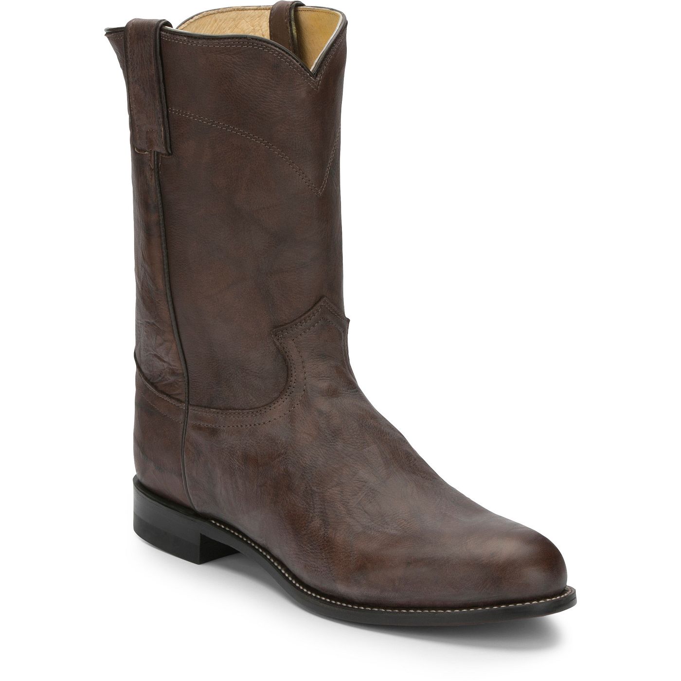 Justin Boots Men's Jackson 10" Roper Boot - Dark Brown (3162) - View 2
