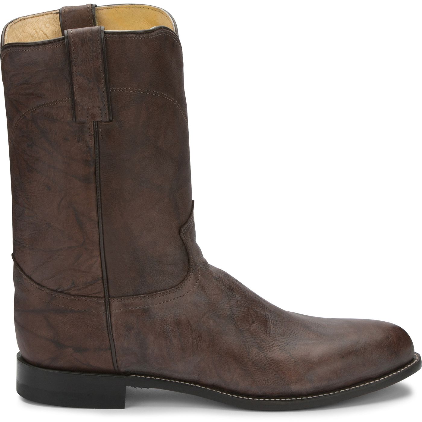 Justin Boots Men's Jackson 10" Roper Boot - Dark Brown (3162) - View 3