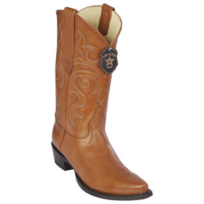 LOS ALTOS BOOTS MENS #943851 SNIP TOE | GENUINE PULL UP LEATHER BOOTS | COLOR HONEY image 0