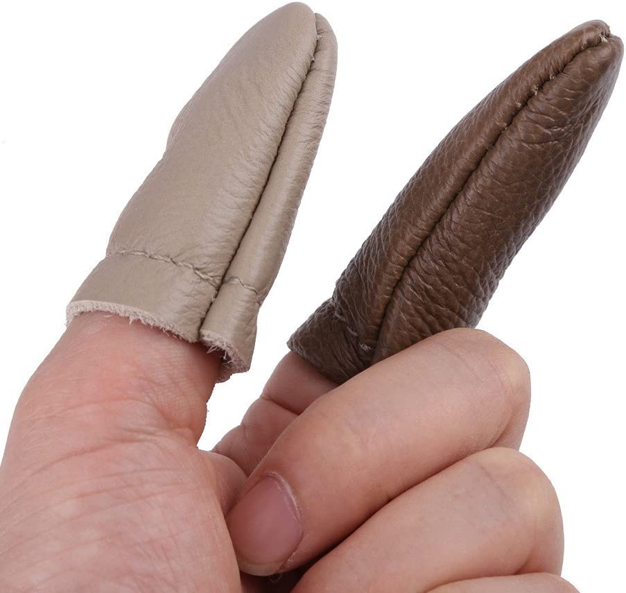 17 Pcs Leather Tools DIY Hand Stitching Kit with Groover Awl Waxed Thimble Thread for Sewing image 5
