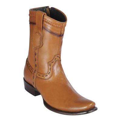 MEN'S KING EXOTIC LEATHER BOOTS DUBAI TOE HANDCRAFTED HONEY (479B3851) image 0