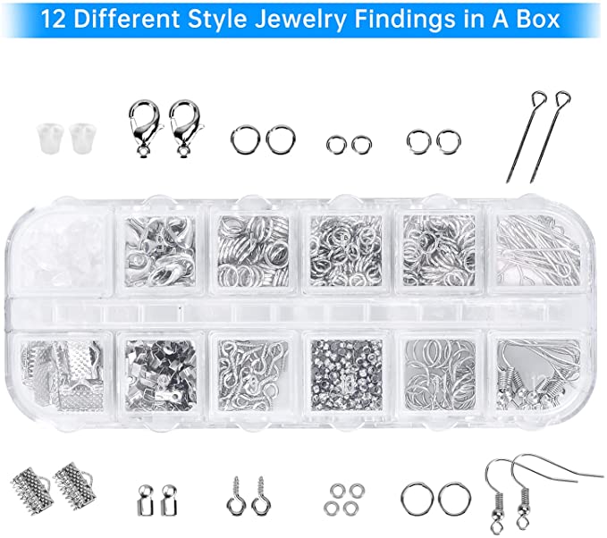 Jewelry Making Tools Kit with Jewelry Making Supplies Kit, Jewelry Wires and Jewelry Findings for Jewelry Repair Beading, Making Bracelets, Earrings and DIY Jewelry Craft Supplies image 3