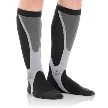 Recovery Socks – Men’s Gray/Black Compression Socks image 2