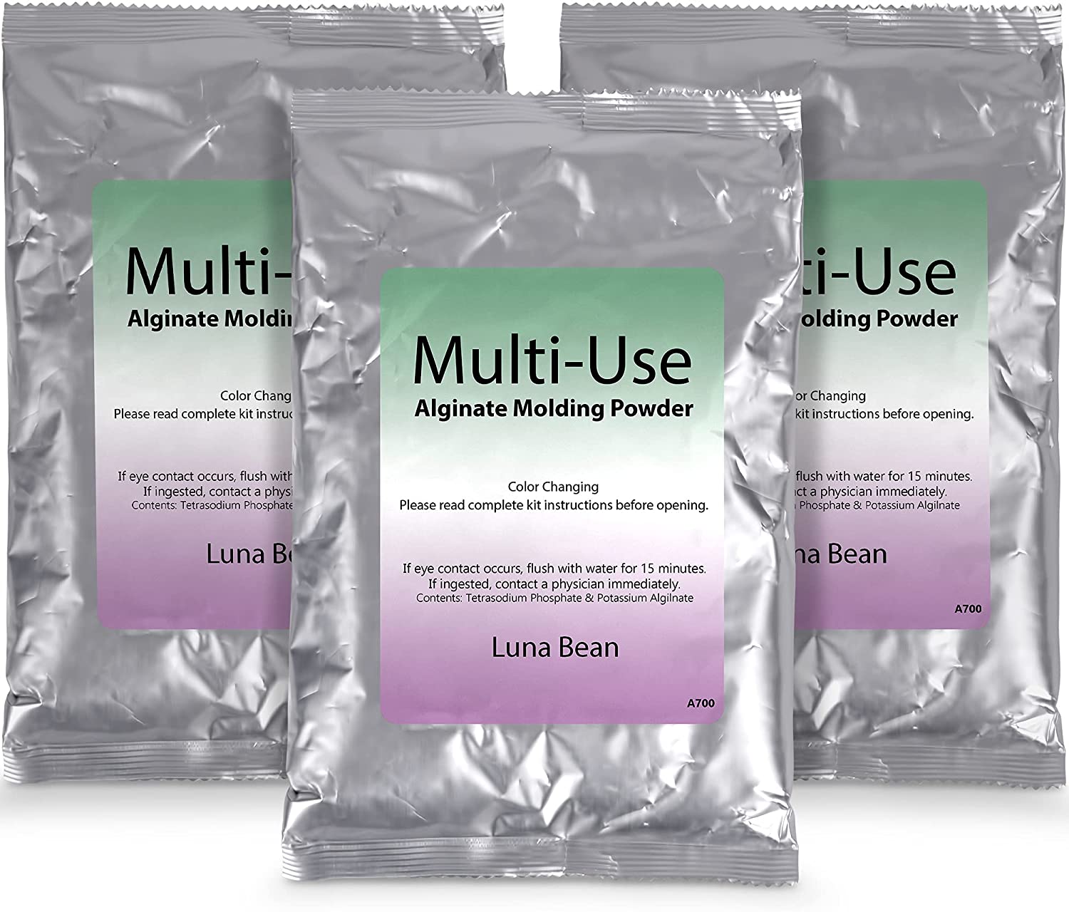 Alginate Molding Powder for Hand Casting Kit &amp; Multi-Use Projects - 3 lb Casting Plaster Material - Family Keepsakes- Create-a-Mold by Luna Bean image 0