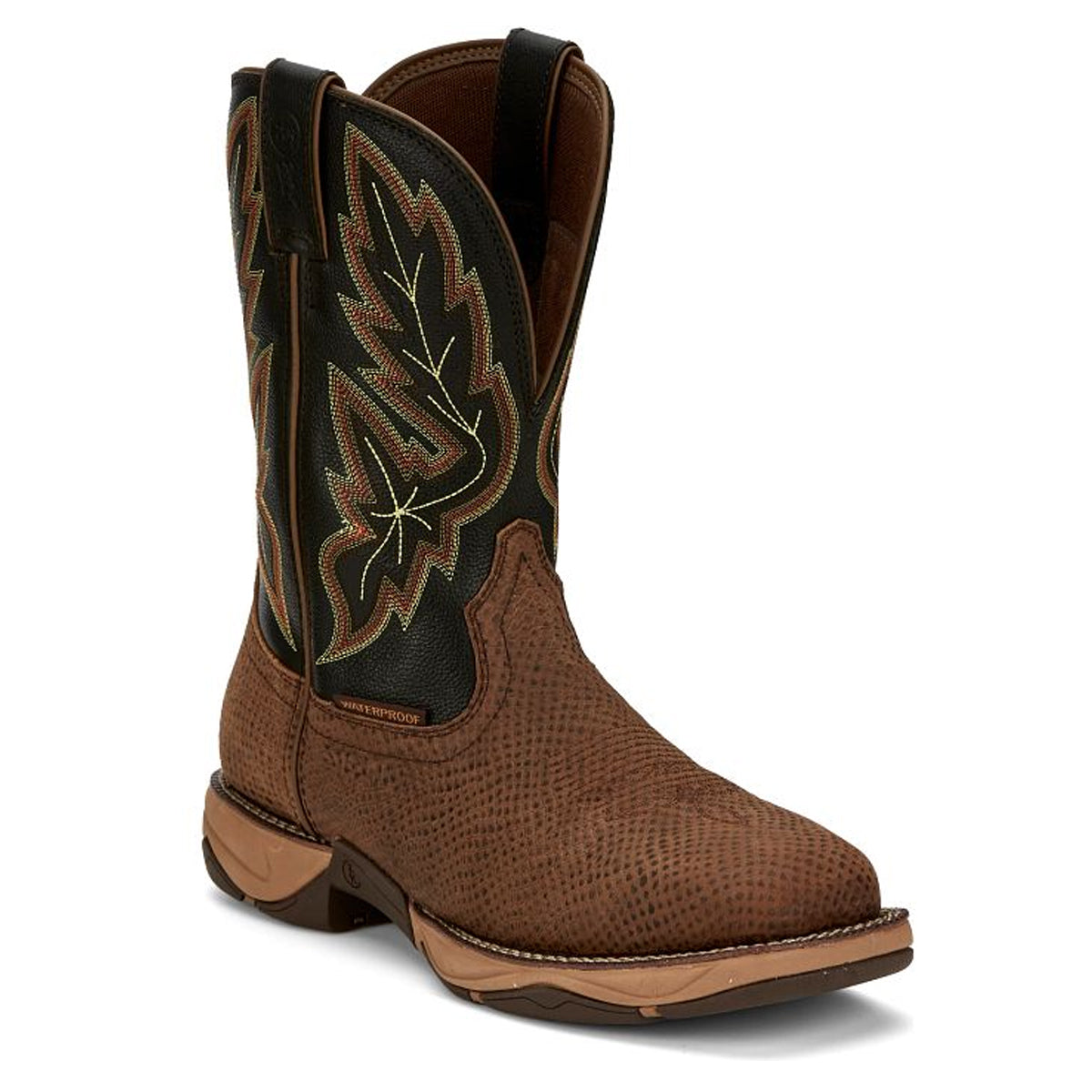 Tony Lamas Boots Men's Footwear Work Medford 11" Steel Toe Waterproof Work Boot Color Adder Brown image 1