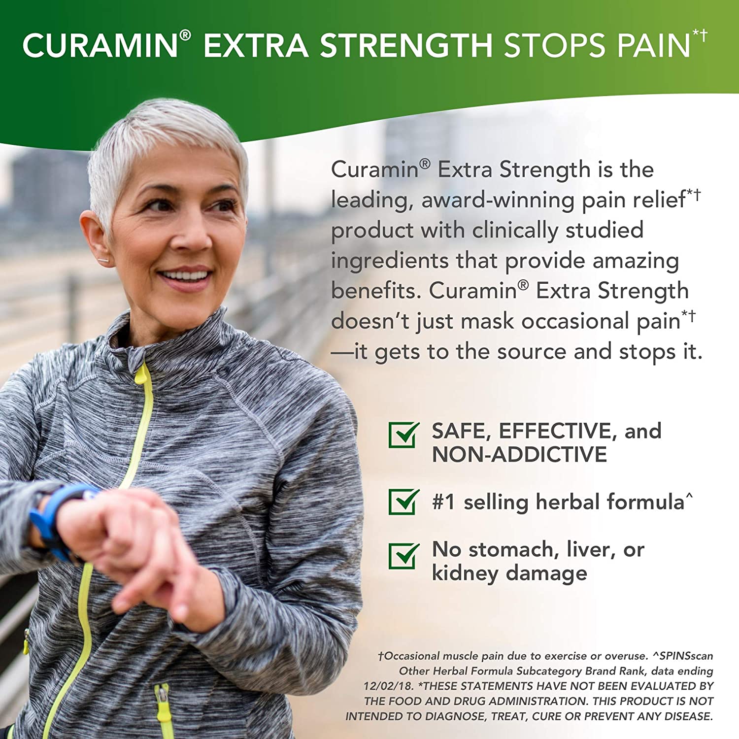 Terry Naturally Curamin Extra Strength - 120 Vegan Tablets - Non-Addictive Pain Relief Supplement with Curcumin from Turmeric, Boswellia &amp; DLPA - Non-GMO, Gluten-Free - 40 Servings image 5