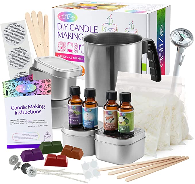 Candle Making Kit Crafts For Adults - Candle Making Supplies Soy Wax for Candle Making - Wax Melter for Candle Making - Soy Candle Making Kit - DIY Candle Making Kit - Candle Making Kit for Kids image 0