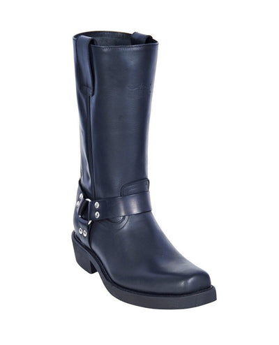 LOS ALTOS BOOTS MENS #55P5405 BIKER BOOT | GENUINE GREASY LEATHER BOOTS | COLOR BLACK image 0