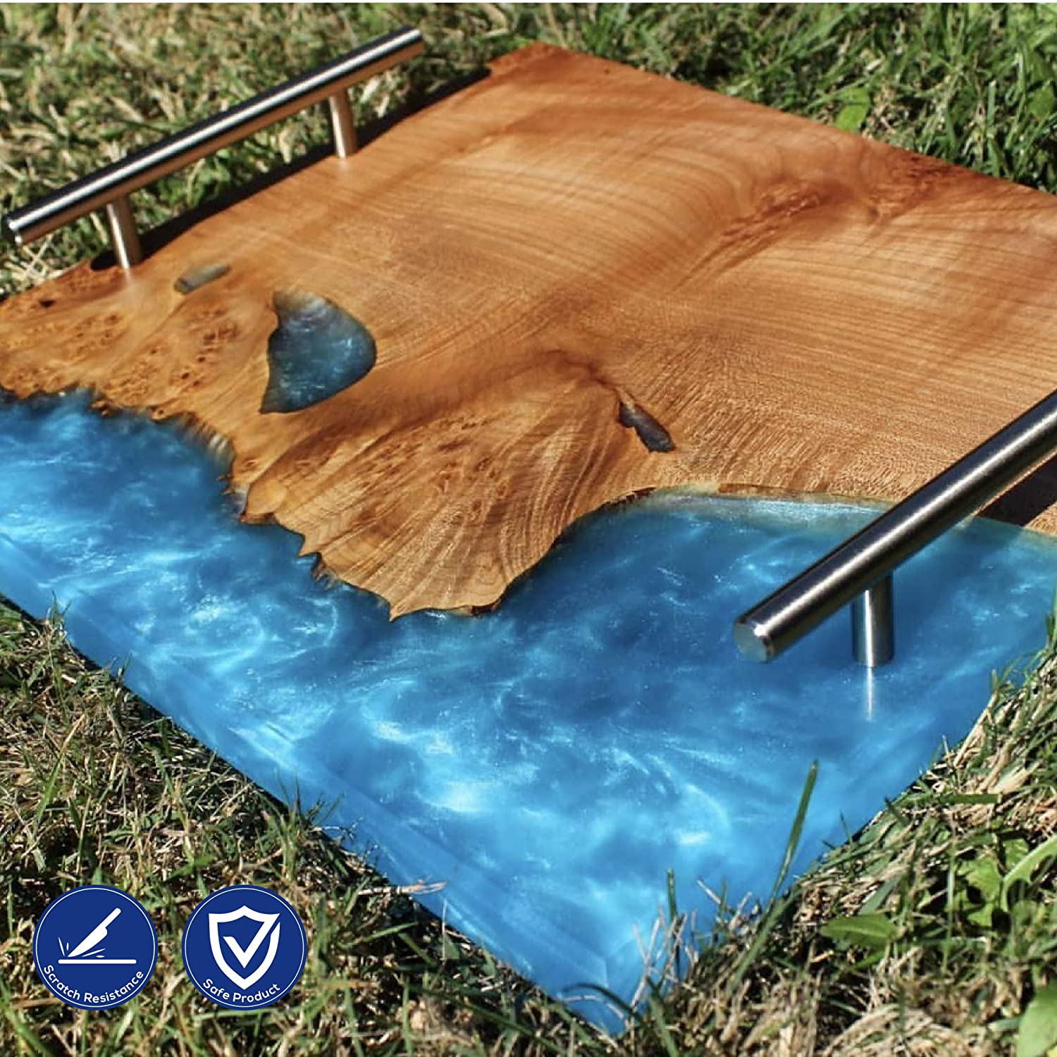 Deep Pour Epoxy Resin for River Table | 3 Gallon (11.4 L) | 2'' DEEP Pour, Casting &amp; Art Epoxy Resin Kit | Low VOC &amp; Low Odor | for River Tables, Deep Pour, Casting, Molding, Jewelry, Crafting image 6