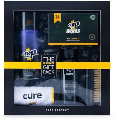 Crep Protect Ultimate Shoe Care Gift Set — Protector, Cleaner, Wipes, Brush & Cloth
