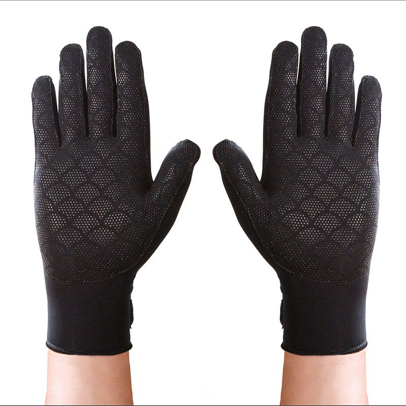 Thermoskin Arthritis Gloves, Full Finger, Black, 8*19 image 0