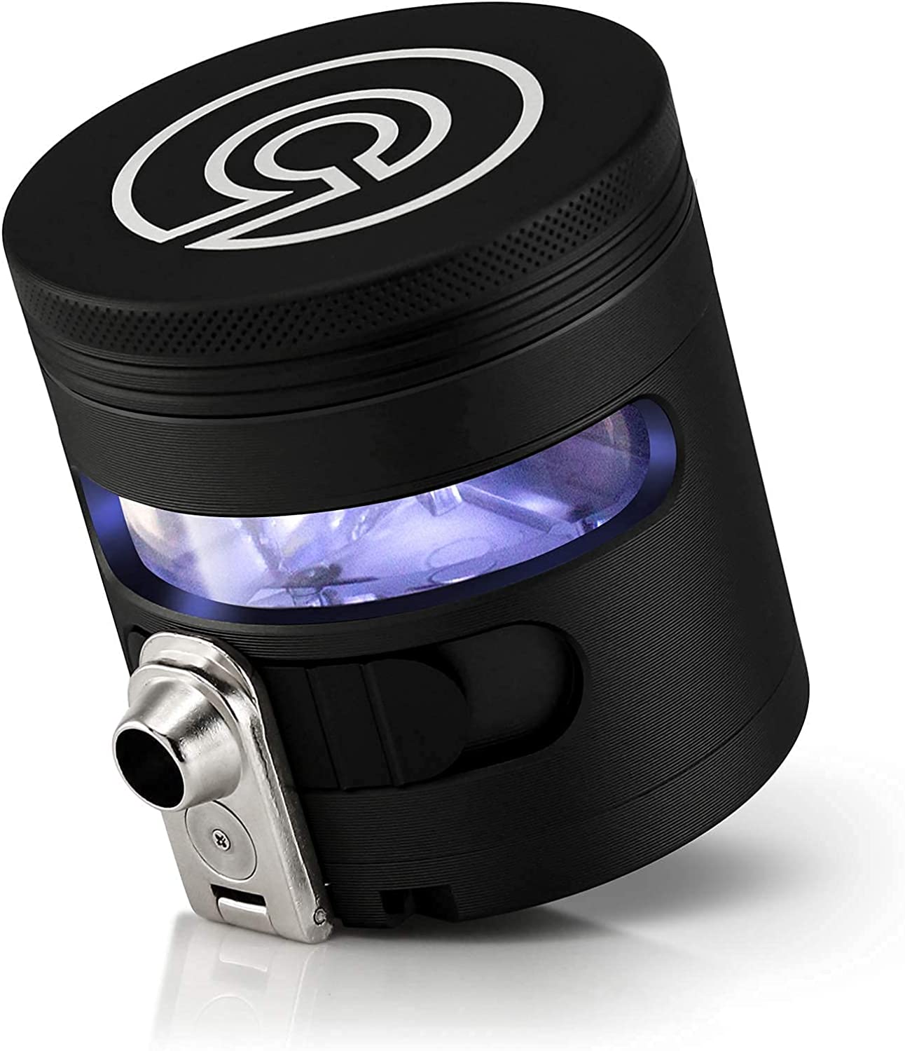 Tectonic MANUAL Herb Grinder w/ AUTOMATIC Electric Herbal Spice Dispenser Large 2.5" Aluminum Alloy image 7