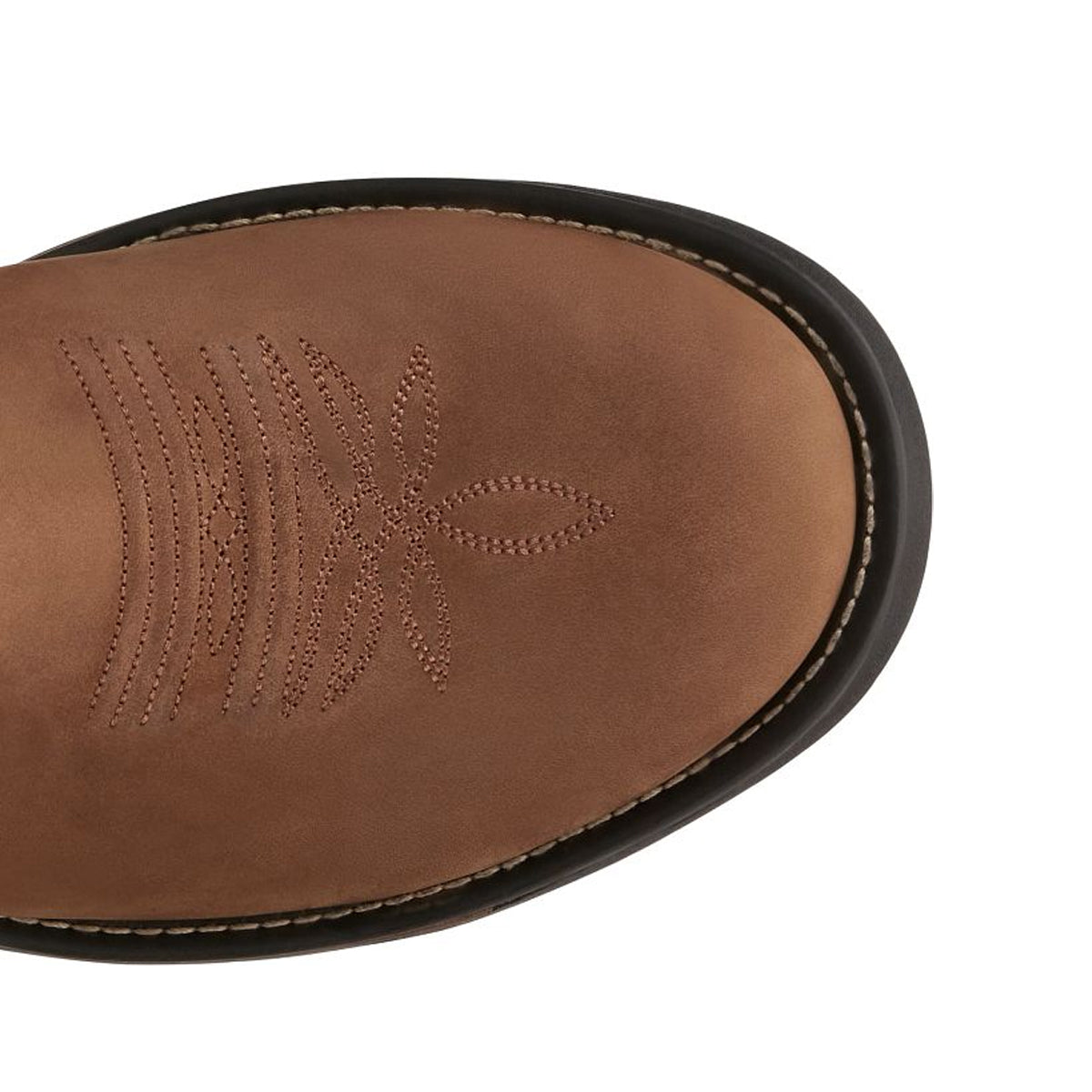 Tony Lamas Men's Footwear Work Boom 11" Pull-On Waterproof Work Boot  Color Saddle image 4