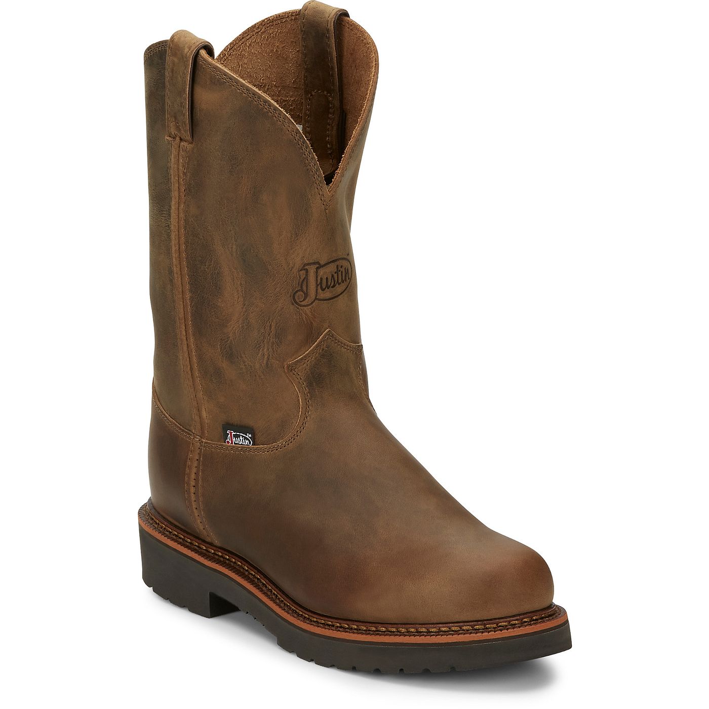 Justin Work Men's Blueprint 11" Work Boot - Tan Gaucho (4440) - View 2