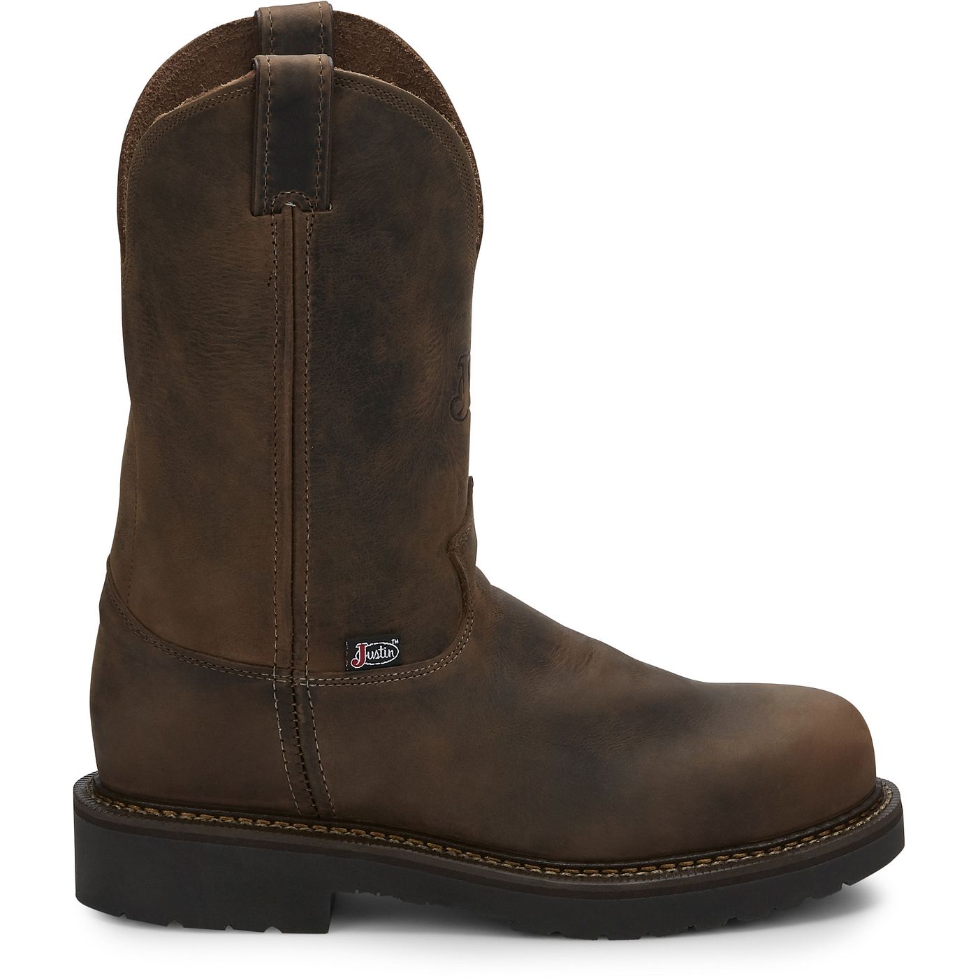 Justin Work Men's Balusters 11" Steel Toe Boot - Bay Gaucho (4445) - View 3