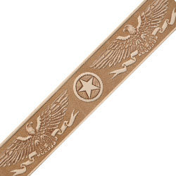 Tandy Leather Embossed Spread Wing Eagle Belt Blank 1-1/2" (38 mm) x 42" #4596-00 image 0