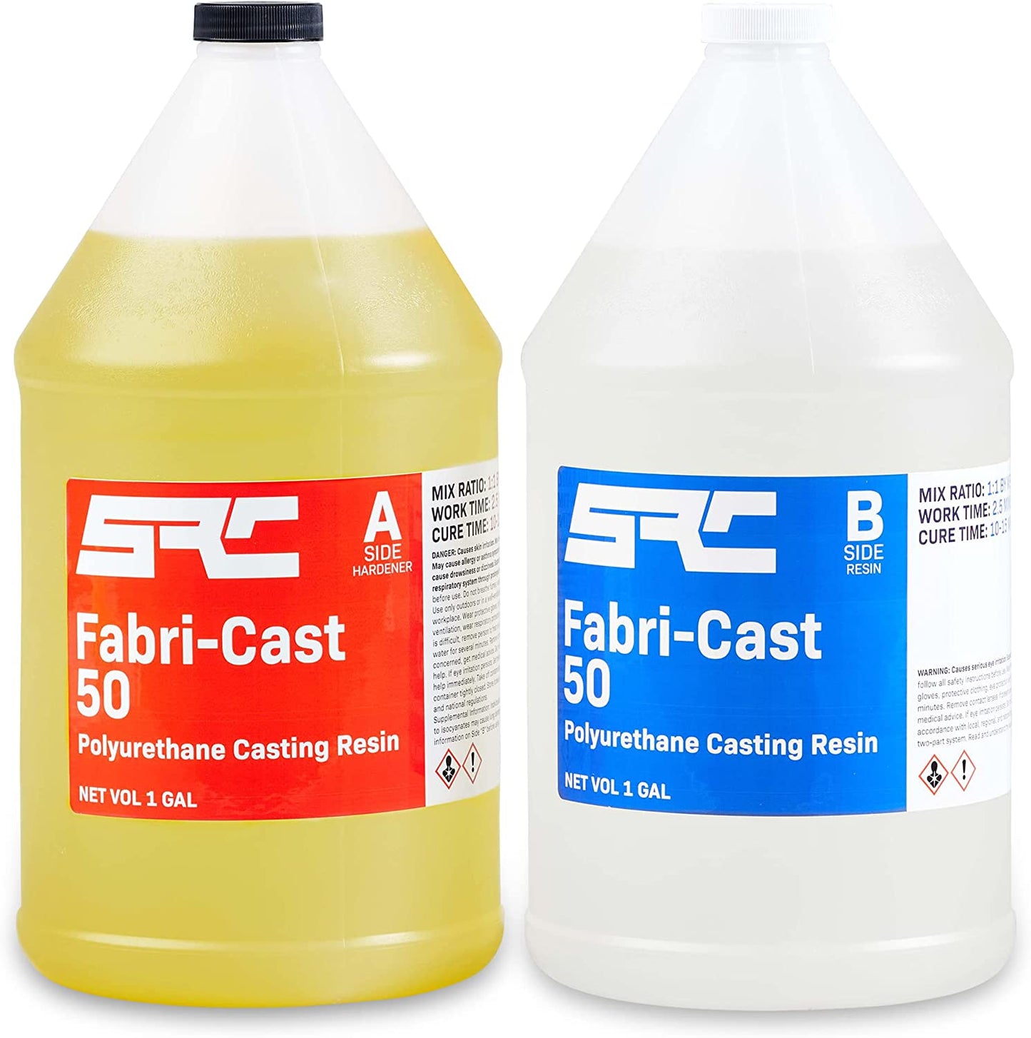 Specialty Resin &amp; Chemical Fabri-Cast 50 [2-Gallon Kit] | 2-Part Polyurethane Casting Resin for Models, Figurines, and Sculptures | Beginner Liquid Molding Set | Ultra Low Viscosity and Fast Curing image 0